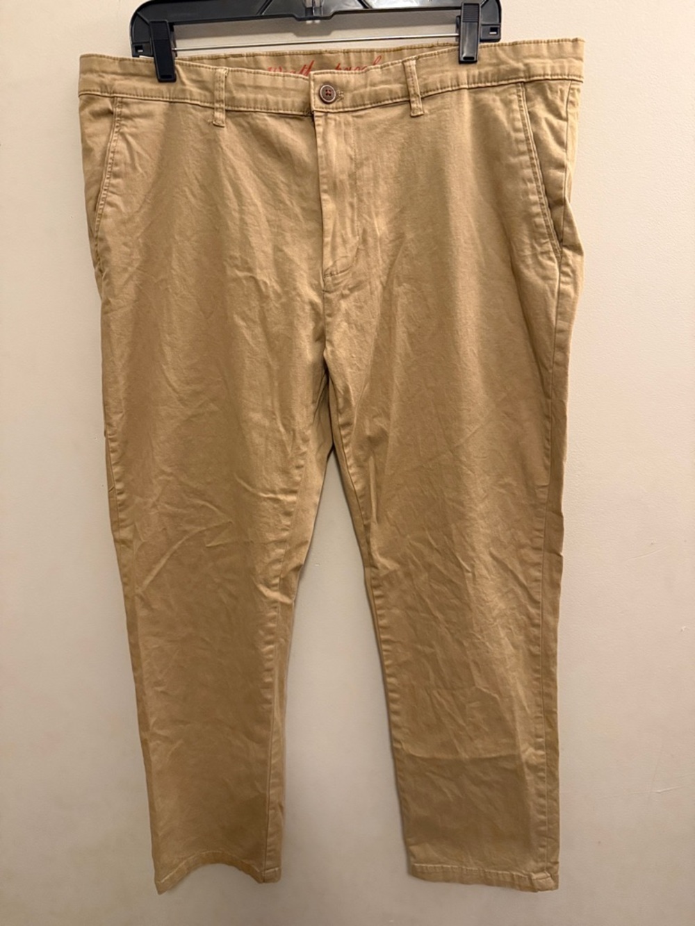 Weatherproof Men's Classic Tan Chino Pants - size 38x30